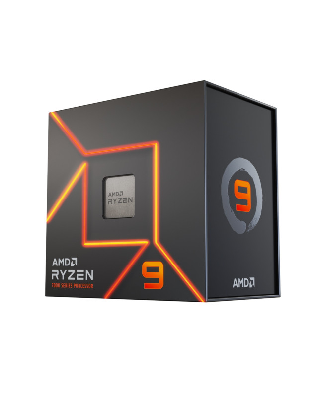 AMD Ryzen 9 7950X CPU, AM5, 4.5GHz (5.7 Turbo), 16-Core, 170W (230W Turbo), 81MB Cache, 5nm, 7th Gen, Radeon Graphics, NO HEATSINK/FAN