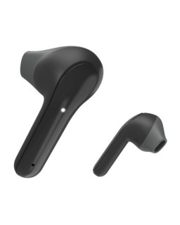 Hama (Freedom Light) Bluetooth Earbuds with Microphone, Touch Control, Voice Control, Charging/Carry Case Included, Black