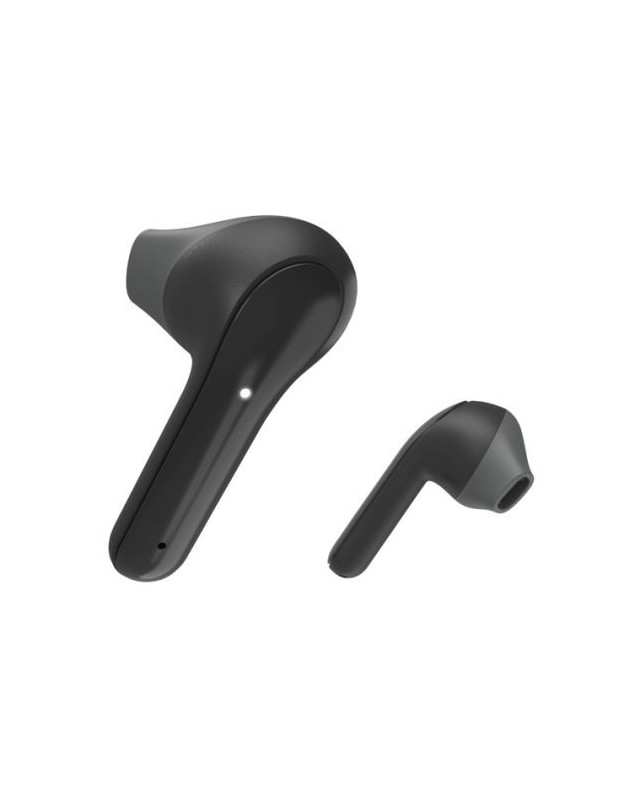 Hama (Freedom Light) Bluetooth Earbuds with Microphone, Touch Control, Voice Control, Charging/Carry Case Included, Black
