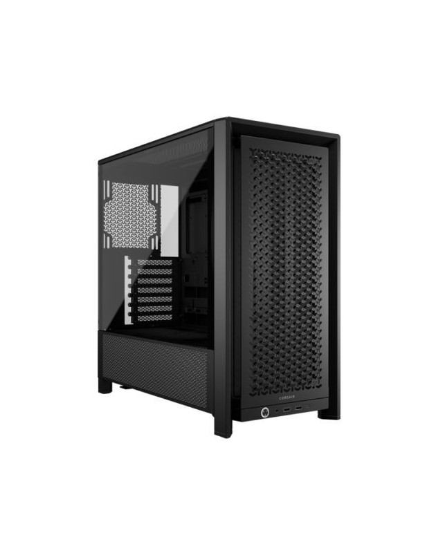Corsair FRAME 4000D Modular Gaming Case w/ Glass Side, E-ATX, No Fans, InfiniRail Fan Mounting, USB-C, Asus BTF Compatible, Blac