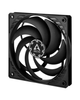 Arctic P12 Slim 12cm Pressure Optimised PWM PST Case Fan w/ Cable Splitter, Black, Fluid Dynamic, 200-2100 RPM
