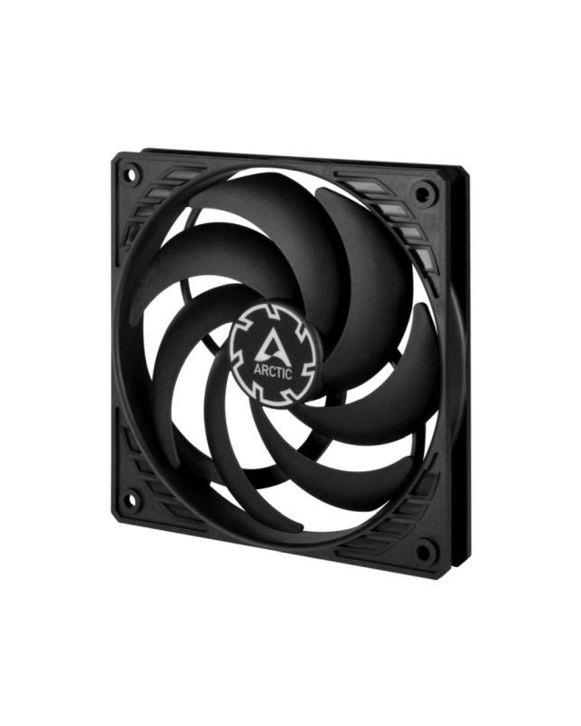 Arctic P12 Slim 12cm Pressure Optimised PWM PST Case Fan w/ Cable Splitter, Black, Fluid Dynamic, 200-2100 RPM