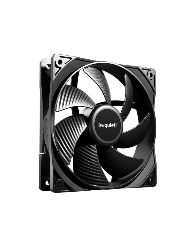 Be Quiet! BL104 Pure Wings 3 12cm Case Fan, Rifle Bearing, Black, 1600 RPM, Ultra Quiet