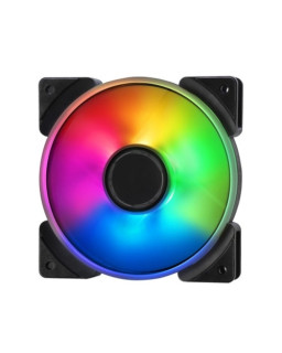 Fractal Design Prisma AL-12/PWM 12cm ARGB Case Fan, 7 Blades, Long Life Sleeve Bearing, 500-2000 RPM, Black