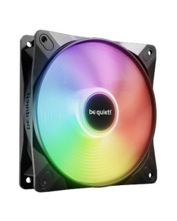 Be Quiet! (BL120) Light Wings LX 12cm PWM ARGB Case Fan, Rifle Bearing, Impeller w/ 16 LEDs, Daisy-Chain, Up to 1600 RPM, Black