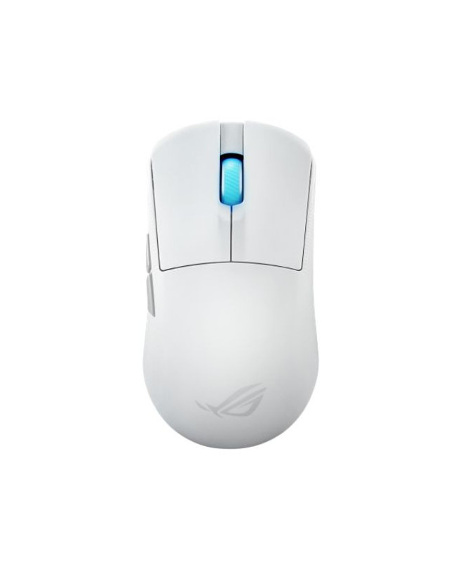 Asus ROG Harpe Ace Mini Gaming Mouse, Wireless/Bluetooth/USB, Ultralight 49g, 42000 DPI, 8000Hz, Esports Approved, Moonlight White