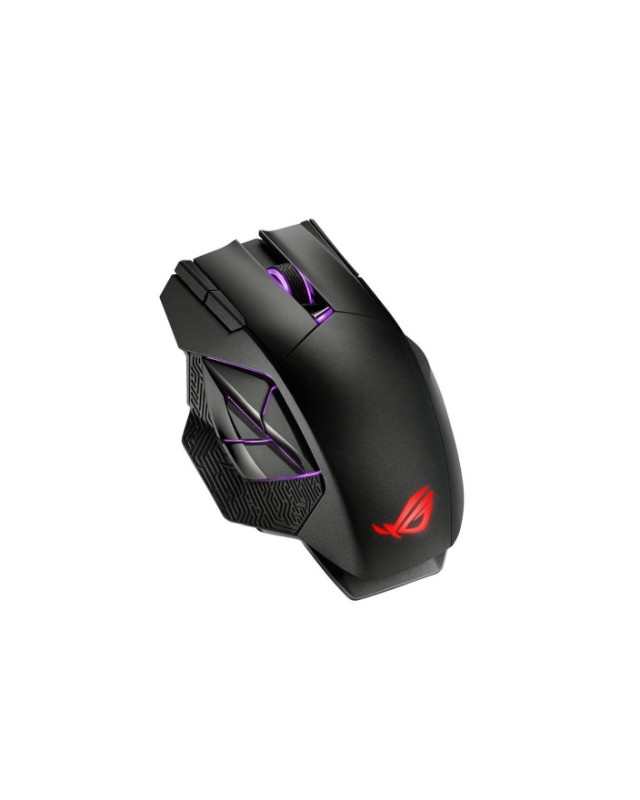 Asus ROG Spatha X Gaming Mouse, Wired/Wireless, 19,000 DPI, 12 Programmable Buttons, RGB LED