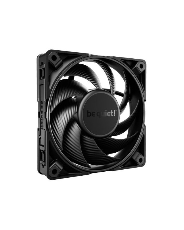 Be Quiet! (BL098) Silent Wings Pro 4 12cm PWM Case Fan, Black, Up to 3000 RPM, 3x Speed Switch, Fluid Dynamic Bearing