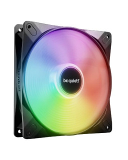 Be Quiet! (BL126) Light Wings LX 14cm PWM ARGB Case Fan, Rifle Bearing, Impeller w/ 16 LEDs, Daisy-Chain, Up to 1200 RPM, Black
