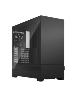 Fractal Design Pop Silent (Black TG) Gaming Case w/ Clear Glass Window, ATX, Sound-Damping Steel & Foam, 3 Fans