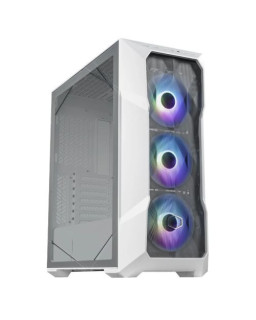 Cooler Master MasterBox TD500 Mesh V2 Gaming Case w/ Glass Side, E-ATX, 3x ARGB Fans, ARGB Fan Hub, FineMesh Front, USB-C, White