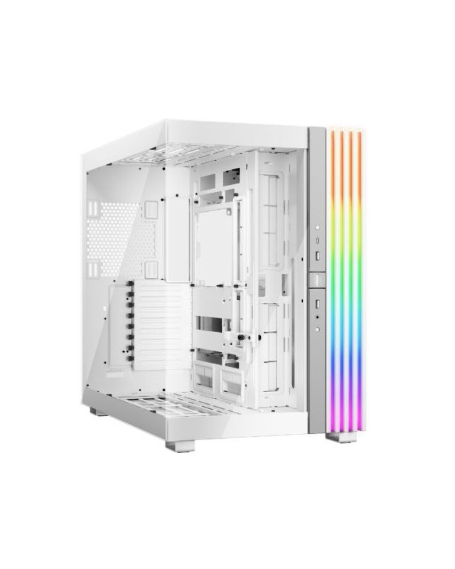 Be Quiet! Light Base 900 DX ARGB Gaming Case w/ Glass Front & Side, E-ATX, Invertible, 3M ARGB Strip & Controller, USB-C, Asus BTF Compatible, White