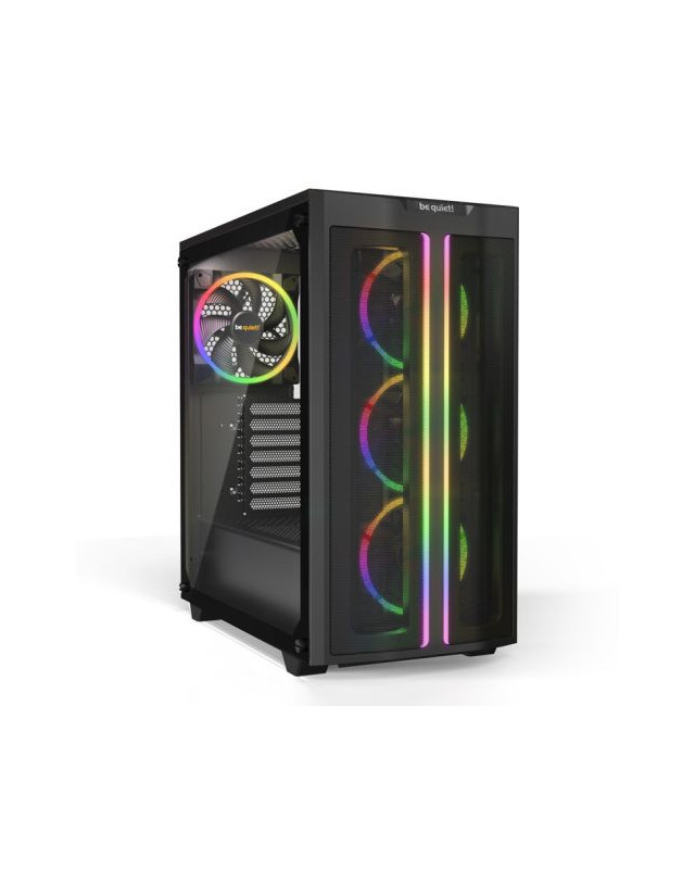 Be Quiet! Pure Base 500 FX Gaming Case w/ Glass Window, ATX, 4 ARGB Fans, ARGB PWM Hub, LED Control Button, USB-C