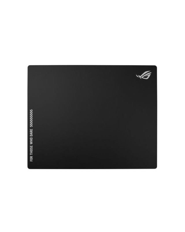 Asus ROG MOONSTONE ACE L Tempered Glass Mouse Pad, Anti-slip Silicone Base, 500 x 400 x 4 mm, Black